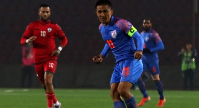 India Draws with Afghanistan In 2022 World Cup Qualifiers